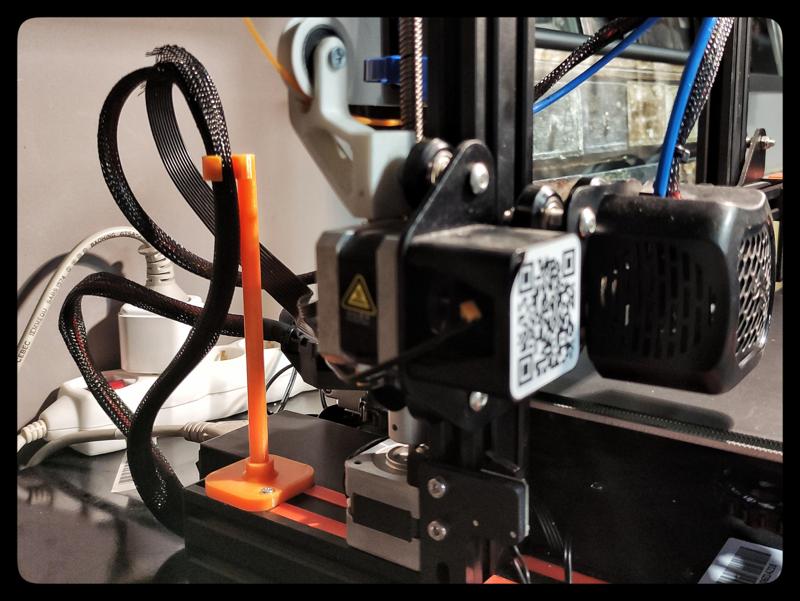 Ender 3 V2 cable holding - organize pole