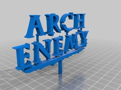 Arch Enemy logo 3D