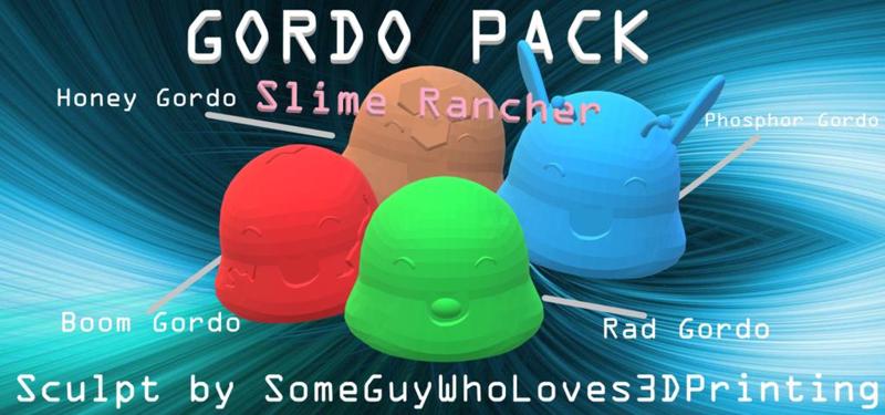 Slime Rancher GORDO: Boom, Phosphor, Rad and Honey gordo!