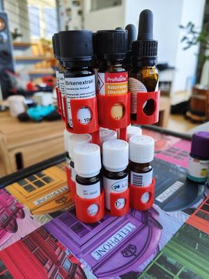 Stackable support 10ml Bottles