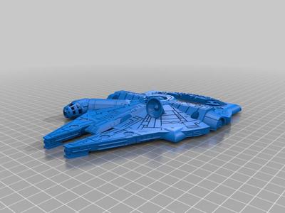  Millennium Falcon light switch cover for large double switch