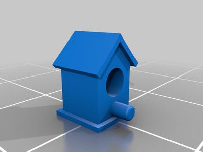 Birdhouses for scale modelling