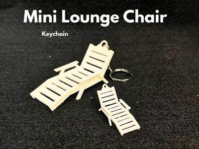 Mini Lounge Chair Keychain