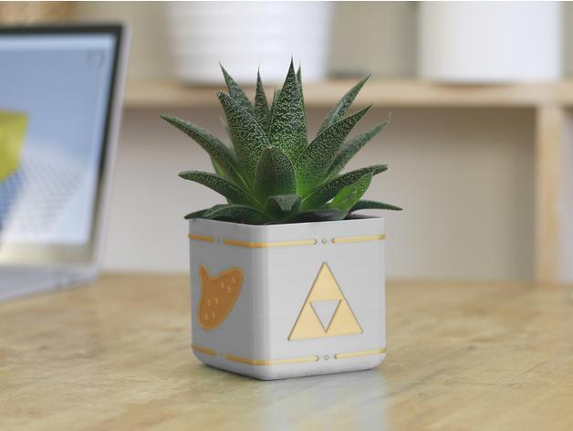 Zelda Planter - Single / Dual Extrusion Minimal Planter