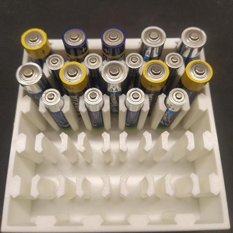 Large Battery Holder (25pcs AA, 16pcs AAA)   