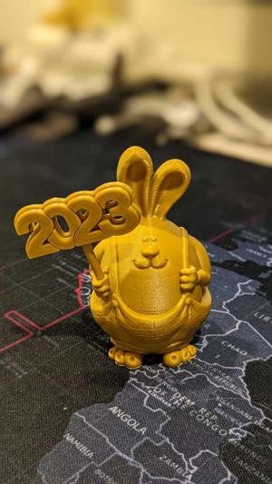 rabbit egg with accessory