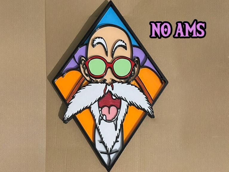 Dragon Ball Master Roshi Wall Decor [NO AMS]