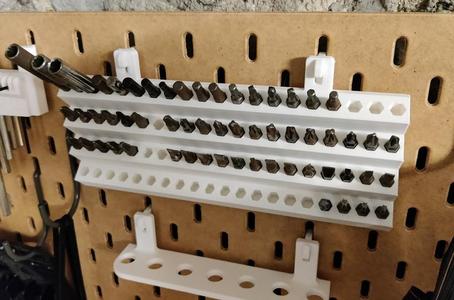 IKEA SKADIS 6mm Bit Rack - Universal Hook Remix
