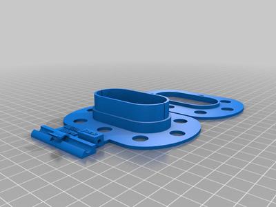 Probe holder v4. Držák na teplotní sondu grilování v4. 