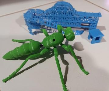 Gigantic WASP Bug Attacks Amusement Park