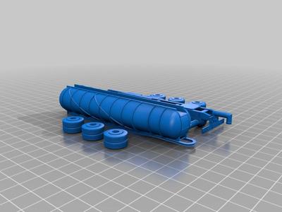 Gaslands - Truck Tank & Chassis, Spinning Wheels