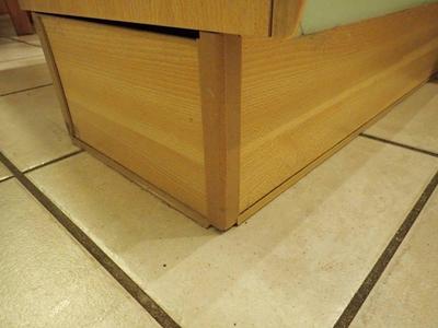 kitchen plinth corner