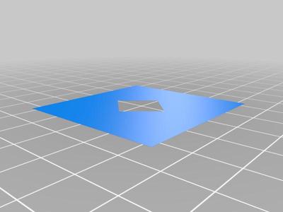 Stencil rhombus