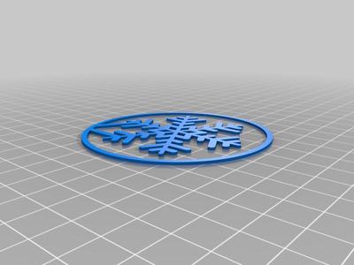 Snowflake bookmark
