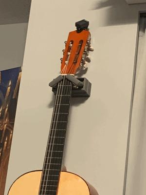 auto locking guitar holder   