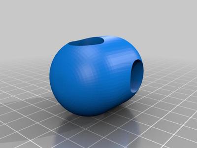 Playground climbing rope connector 90°