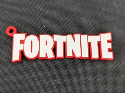 Fortnite logo keychain