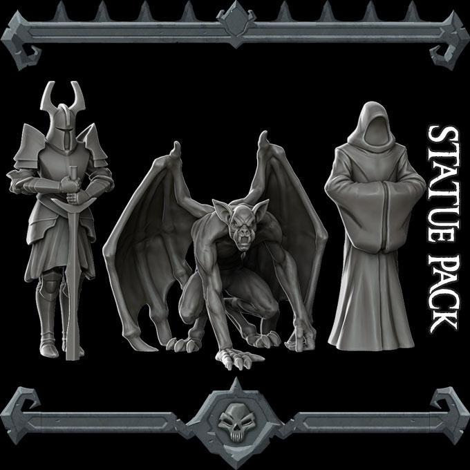 Gothic City: Statue Pack