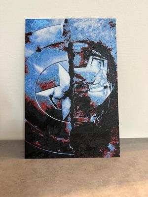 marvel hue forge captain America vs Iron man final