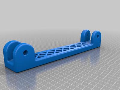 Crossed connecting rods stand assembly