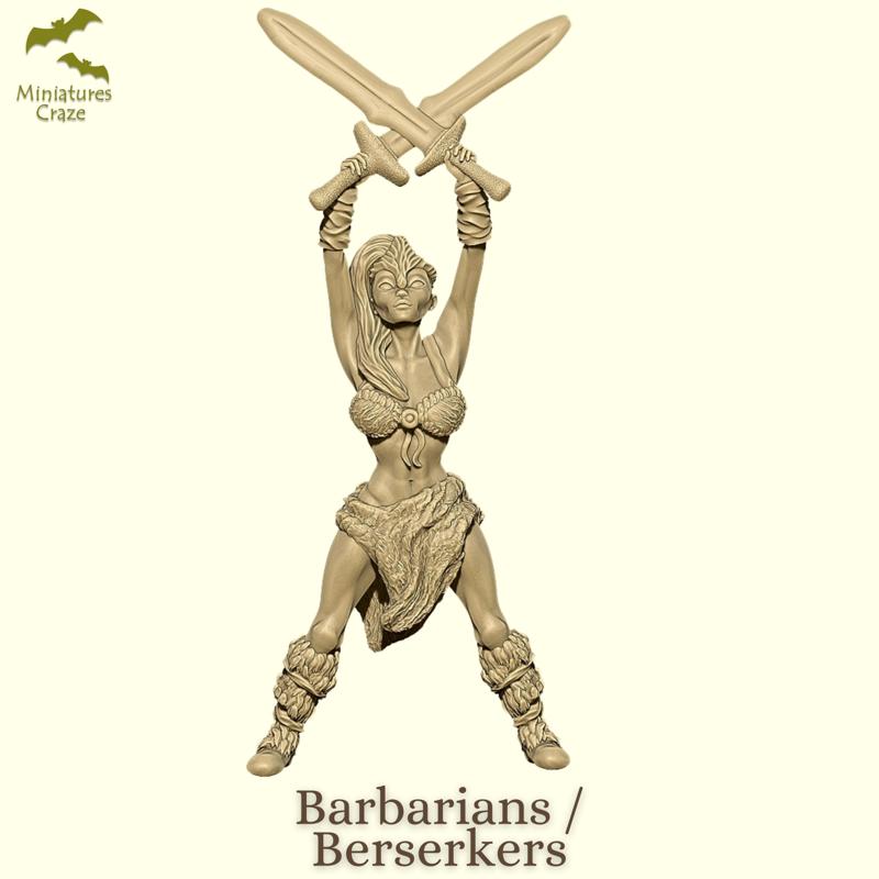 Female Warrior - Barbarian