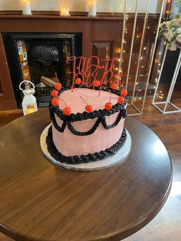 Till Death Do Us Part wedding cake topper   