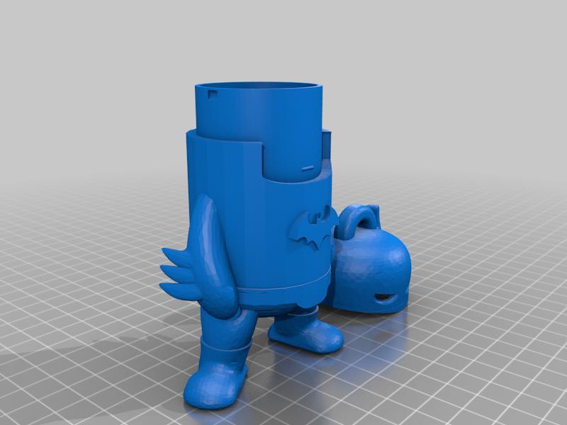 Batman dog poop bag holder