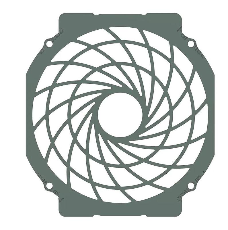 High-efficiency Noctua 150mm fan grill   