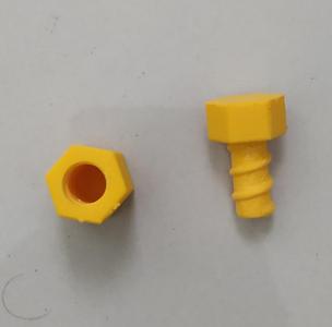 Trial bolt and nut