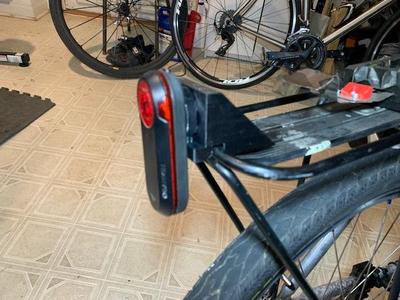 Rear rack mount for Garmin Varia radar light