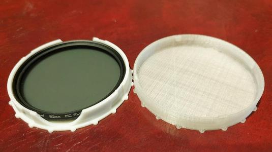 62mm photographic filter case