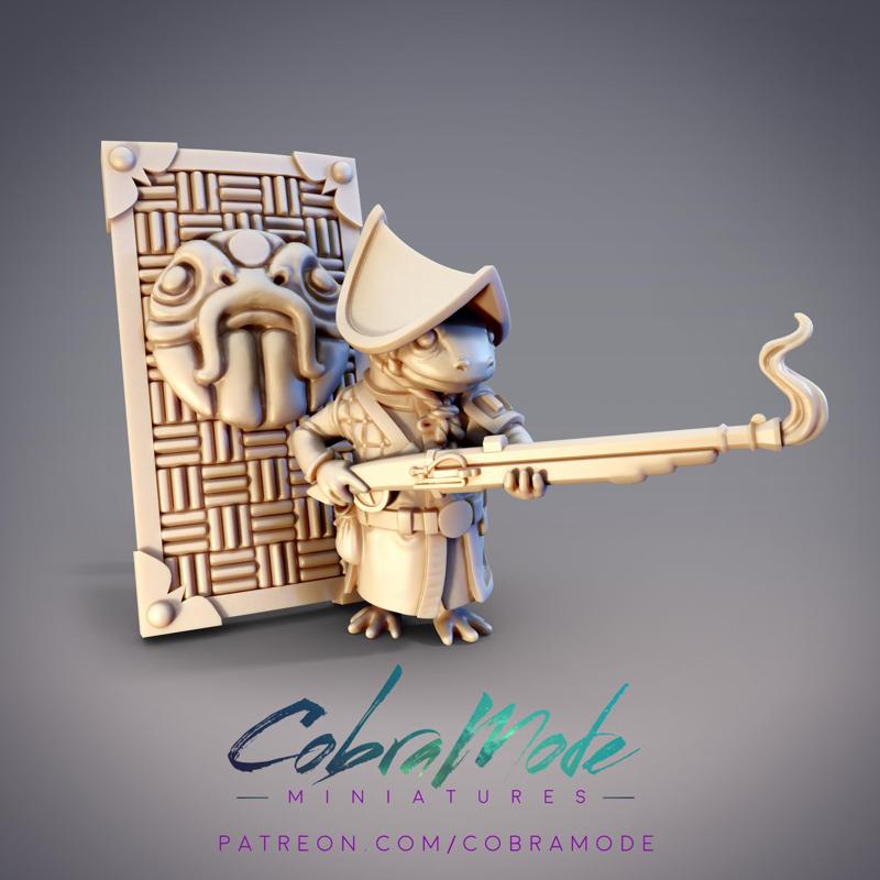 Haneboshi, Hanzaki Salamander Gunner (Pre-Supported)