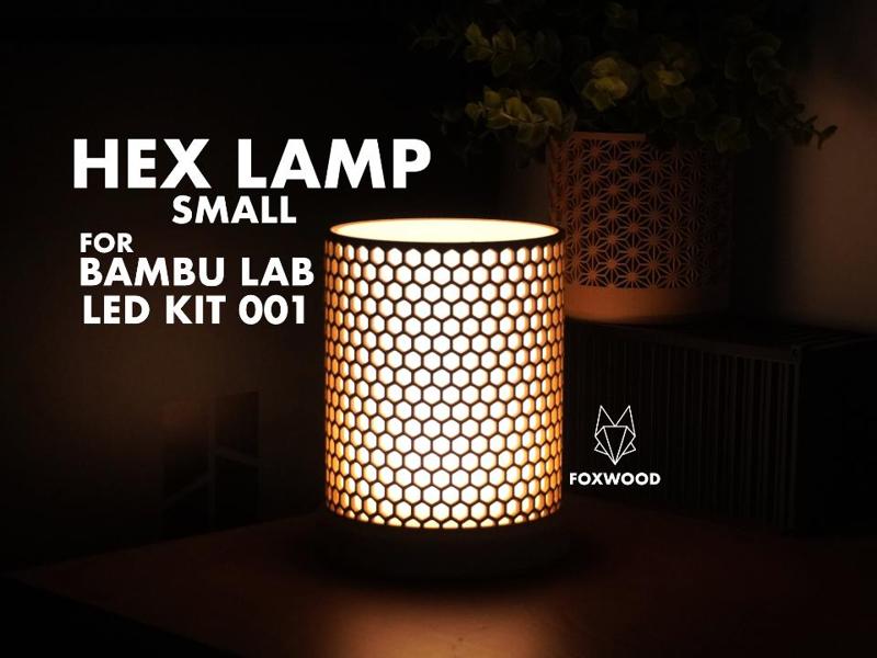 HEX LAMP - SHORT - LED KIT 001 - FOXWOOD