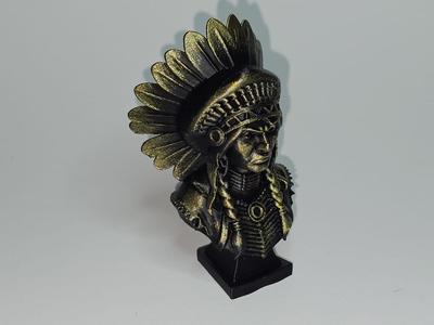 Golden Tribal Princess - Authentic Native Beauty