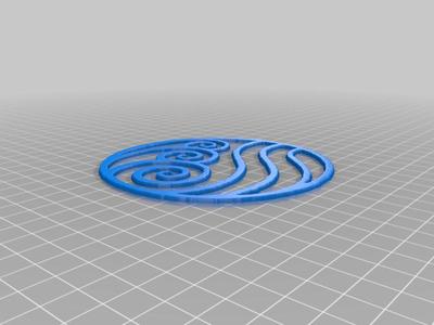  Water-Bender emblem from avatar legends