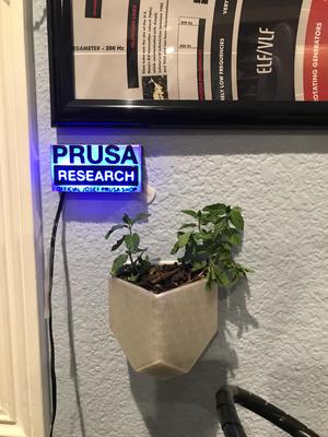 wall mounted pot using wall stickers