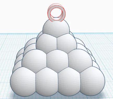 Stack Of Snowballs Ornament   