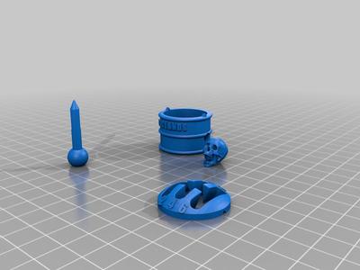 gaslands gear shifter keychain