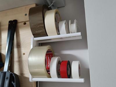 Tape Holder with side wall mount