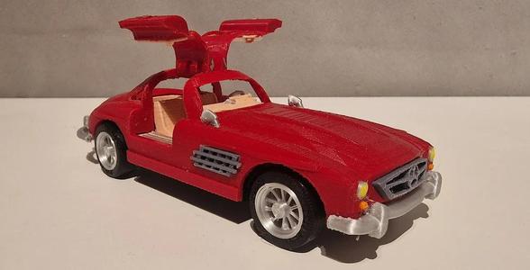 Mercedes 300SL year 1954 Designer Ed van der Heijden.   