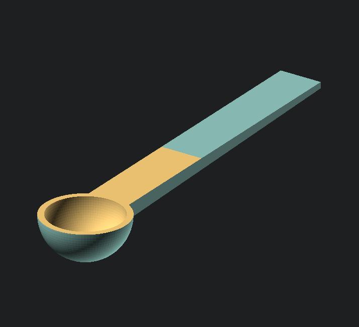 Simple spoon