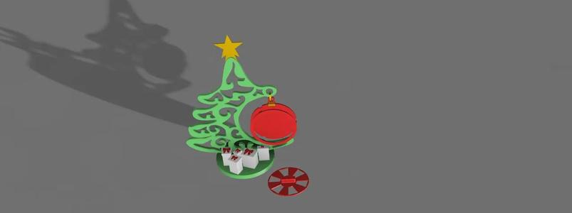Christmas Tree with Picture Frame   