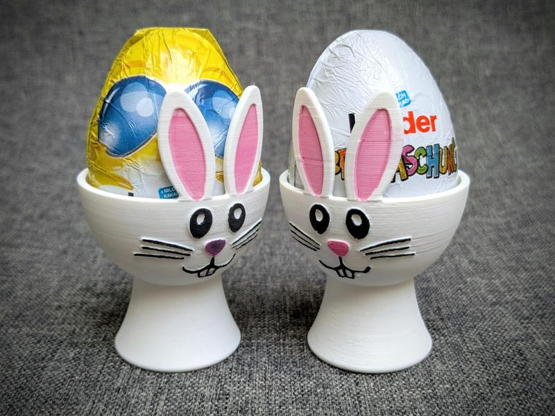 Simple easterbunny egg cup