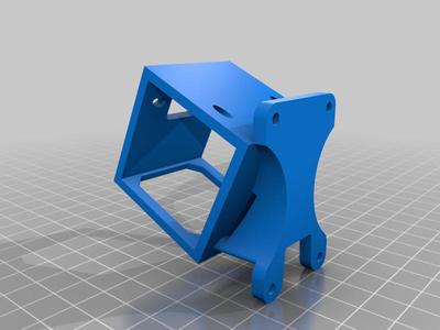 Runcam Orange 5 Mount for the Rotor Riot CL2 Frame 25°