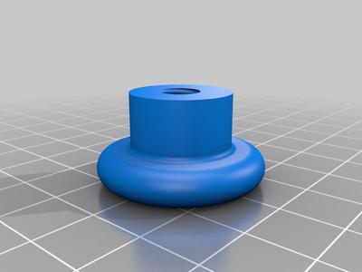 chair foot threaded 8 x 1.25mm