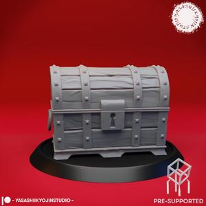 Treasure Chest - Tabletop Miniature (Pre-Supported)