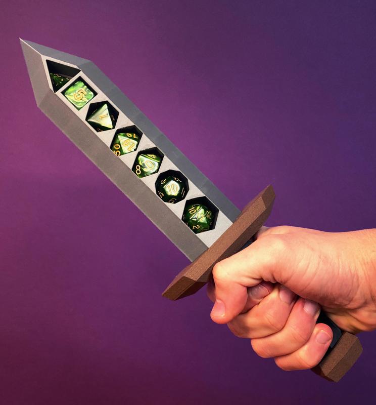 DnD Dice Holder - Dice Holding Sword
