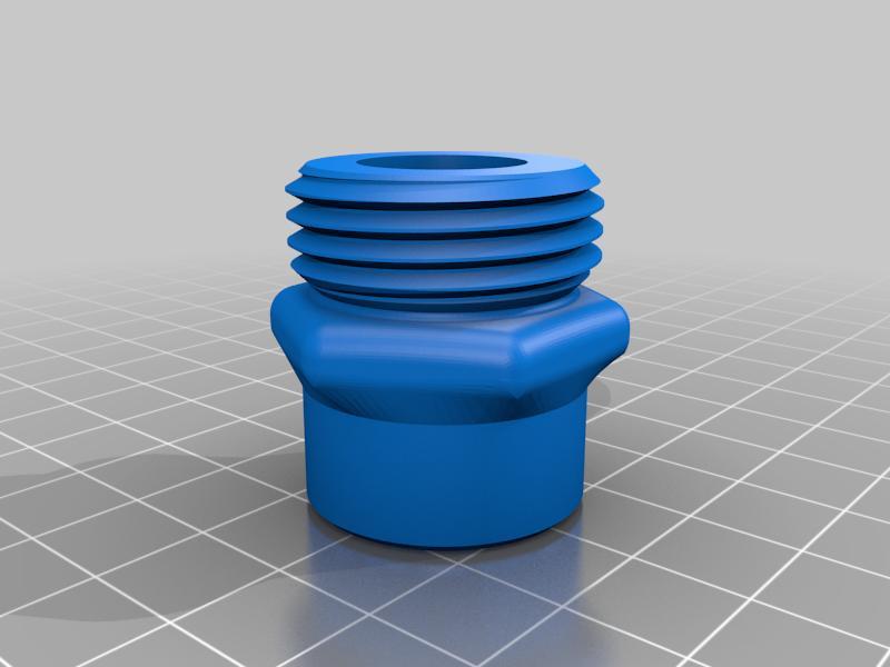 Faucet Aerator adapter to Garden hose - 55/64-27tpi x5/8-11.5tpi