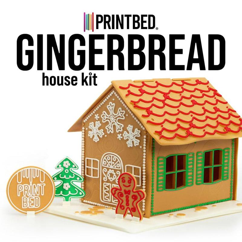 PrintBed Gingerbread House Kit