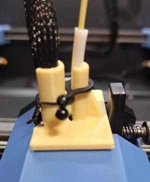 Top Wire and PTFE tubing support for cut-off PTFE on SOVOL SV08   